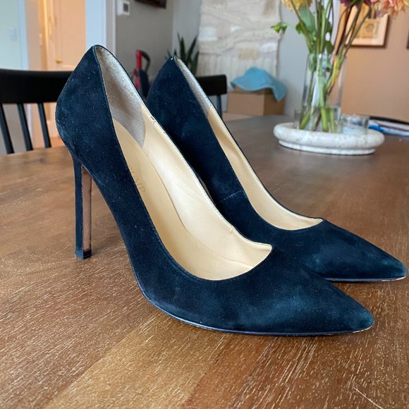 Black Ivanka Trump Heels 7.5M - Picture 1 of 5